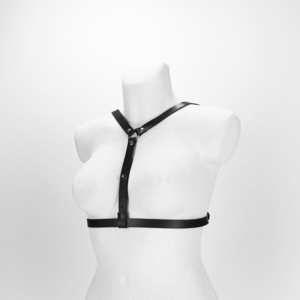 Whips Leather Chest Harness Single
