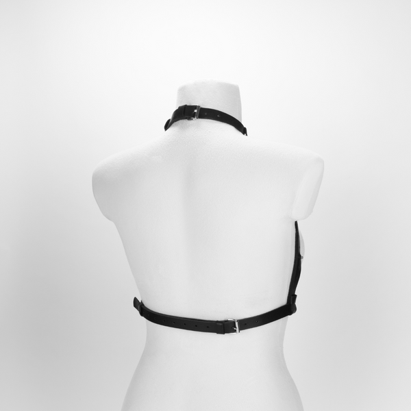 Whips Leather Chest Harness Triple