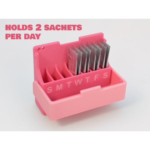EstroBox - Estrogen Gel Sachet Case and Daily Tracker