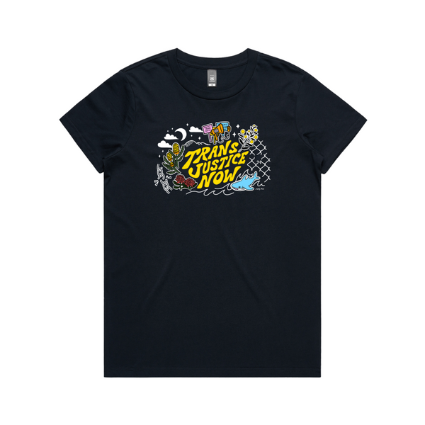 TJP Trans Justice Now T-Shirt  - Maple