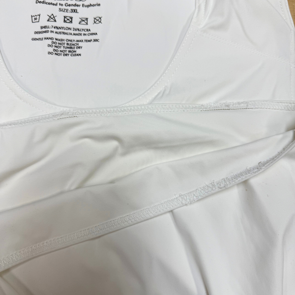 WHOOPS SDH Chest Binder Long White 3XL