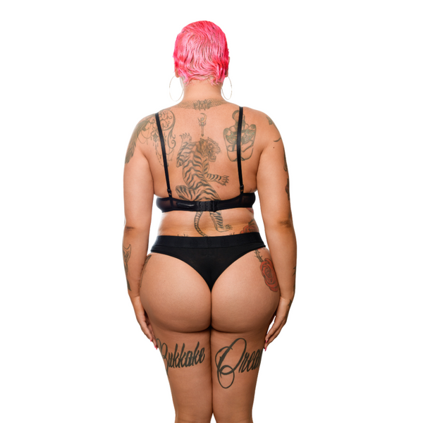 Dys4ick Luxe Tucks Brazilian Style Bikini