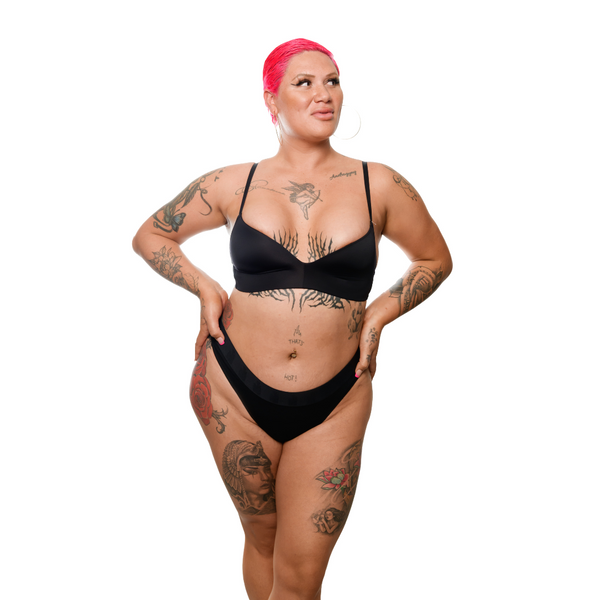 Dys4ick Luxe Tucks Brazilian Style Bikini