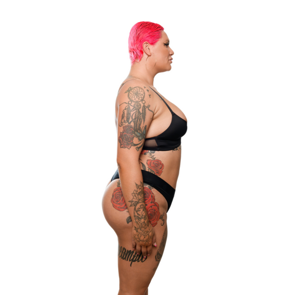 Dys4ick Luxe Tucks Brazilian Style Bikini