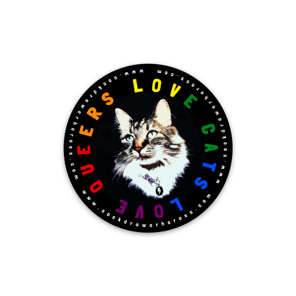 SDH 'Queers Love Cats Love' Sticker