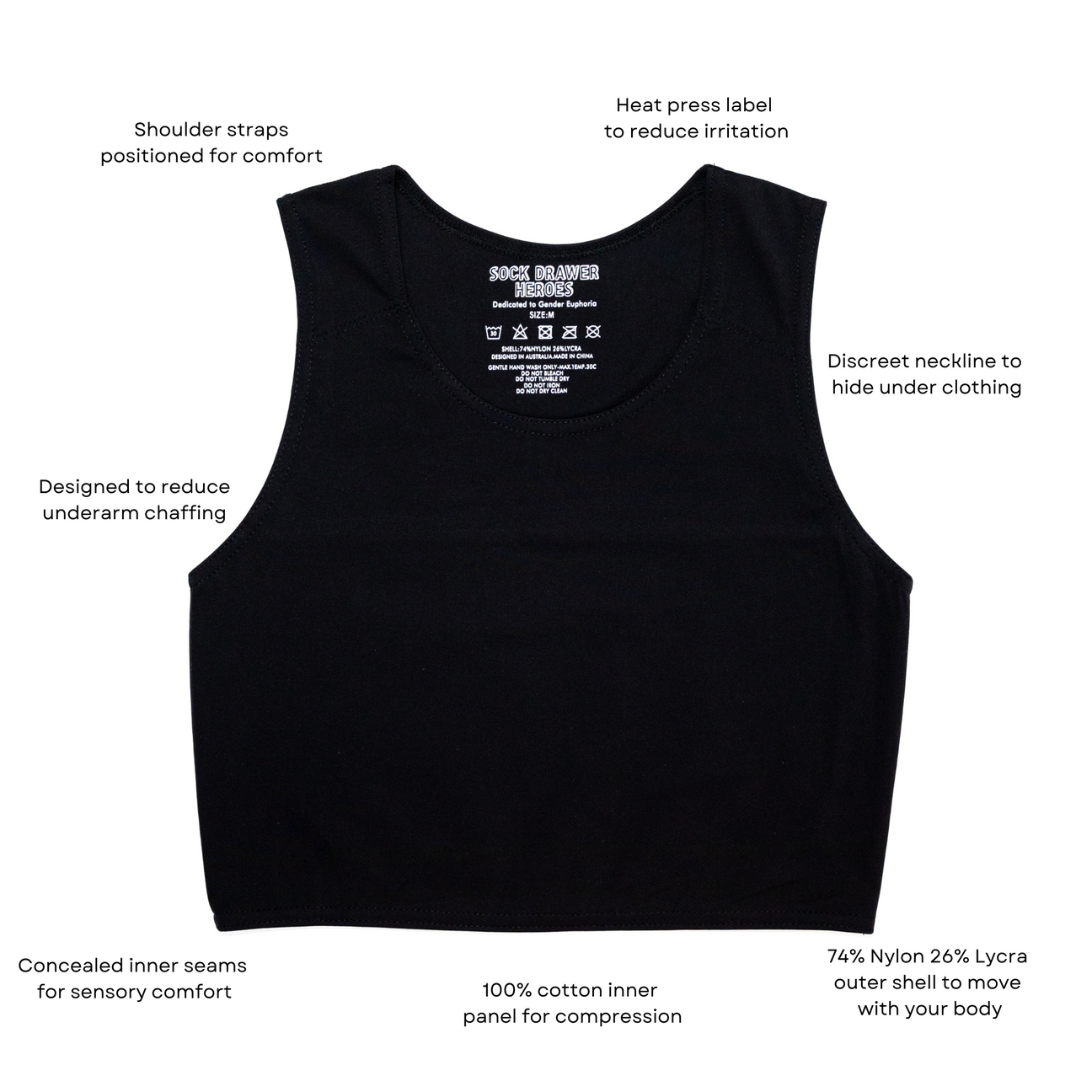 Transgender FTM Chest Binders Buy Online Australia and New Zealand