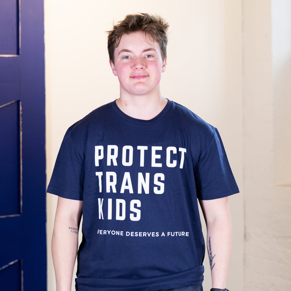 SDH 'Protect Trans Kids' T-Shirt - Midnight Blue