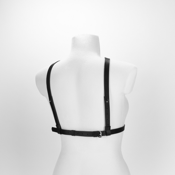 Whips Leather Chest Harness Single