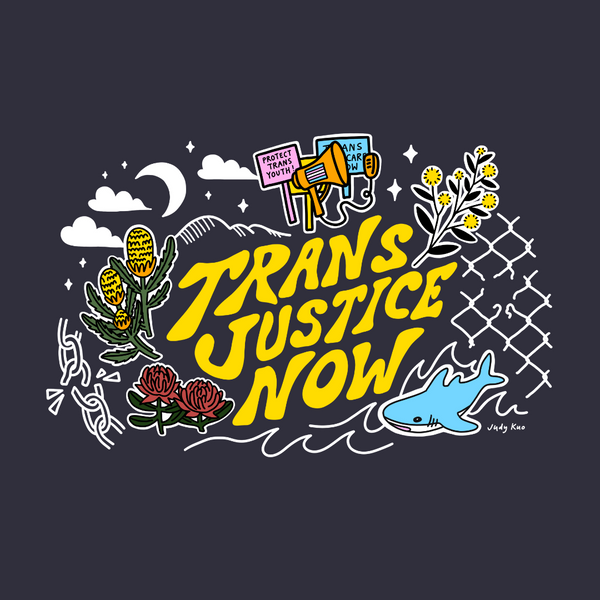 TJP Trans Justice Now T-Shirt  - Maple