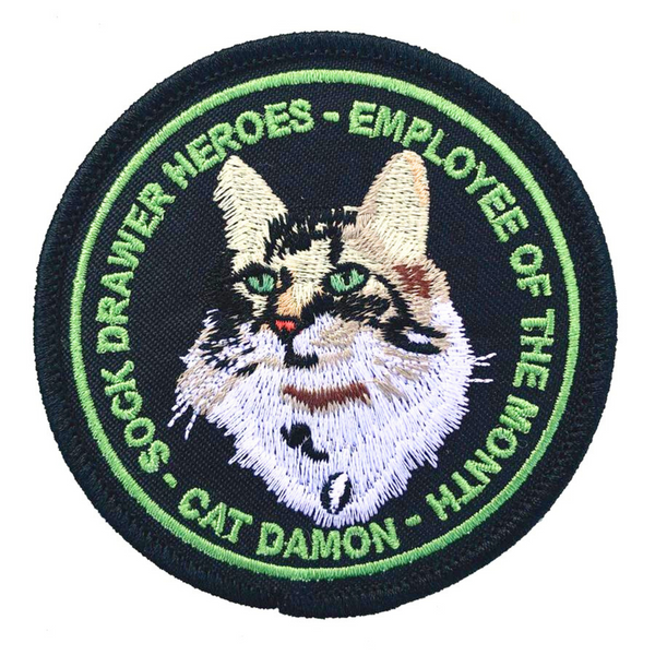 SDH Cat Damon Employee of the Month Patch