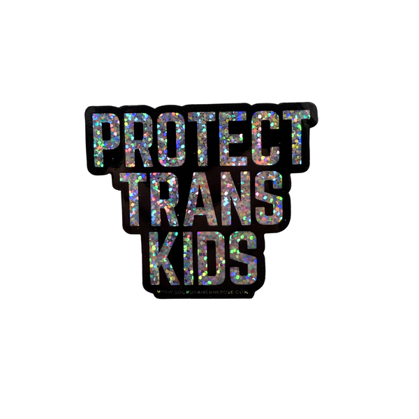 SDH Protect Trans Kids Sticker - Glitter