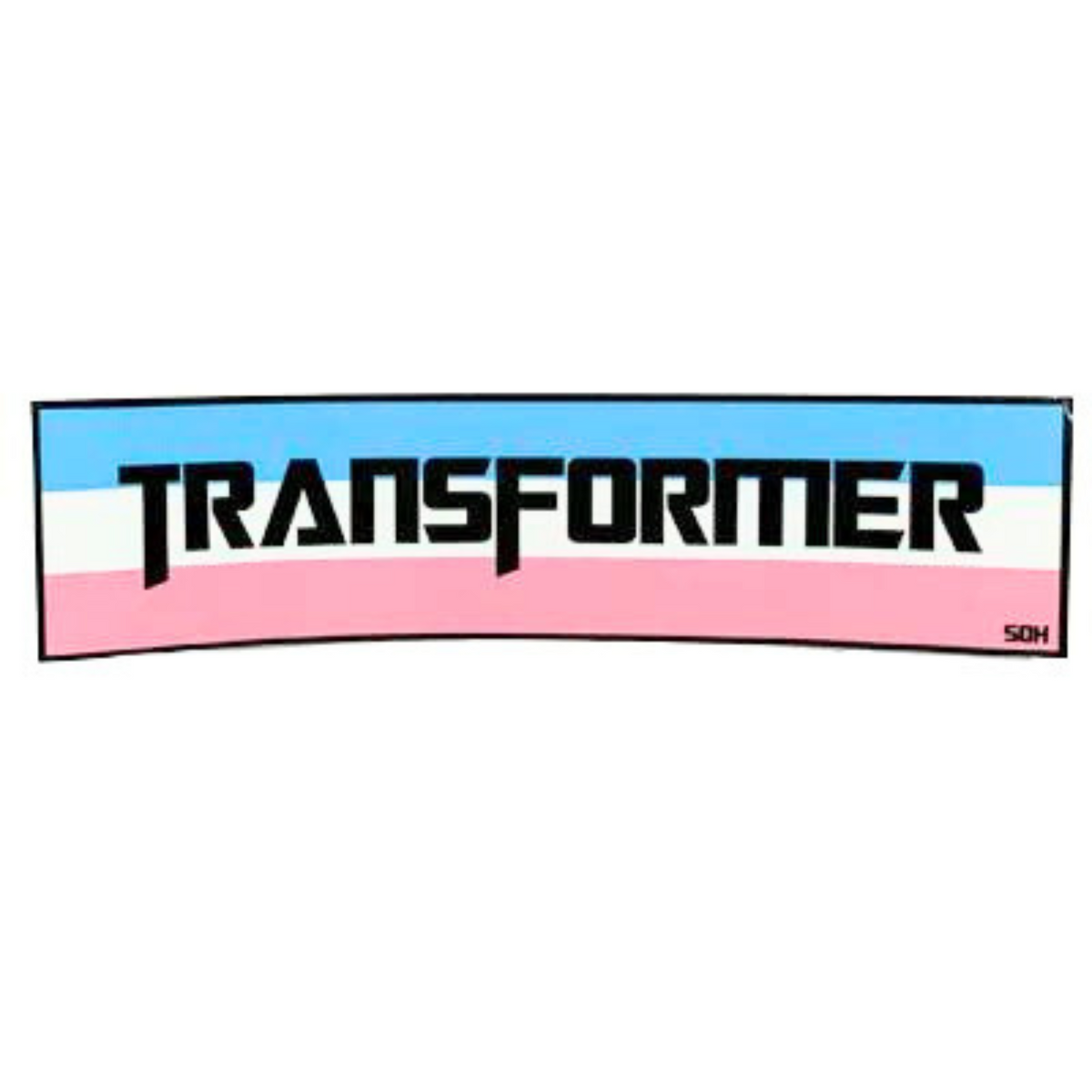 Trans Sticker | Trans Pride | LGBT Accessories | Sock Drawer Heroes