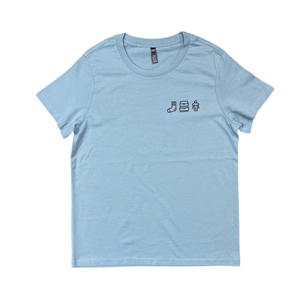 SDH Icons T-Shirt - Pale Blue - Femme Cut