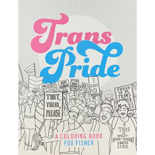 Trans Pride Colouring Book