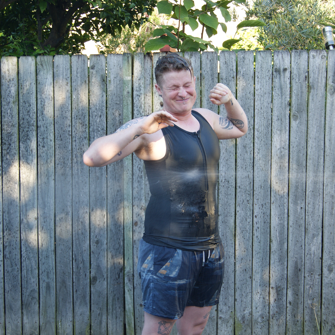 Transgender FTM Swim Binder Online Australia & NZ Sock Drawer Heroes